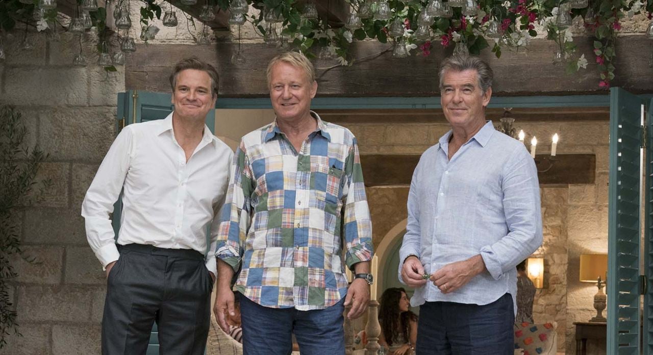 Mamma Mia! Here We Go Again : Photo Stellan Skarsgård, Colin Firth, Pierce Brosnan