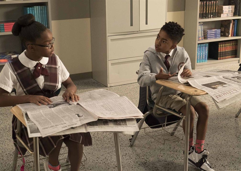 Black-ish : Photo Miles Brown, Marsai Martin