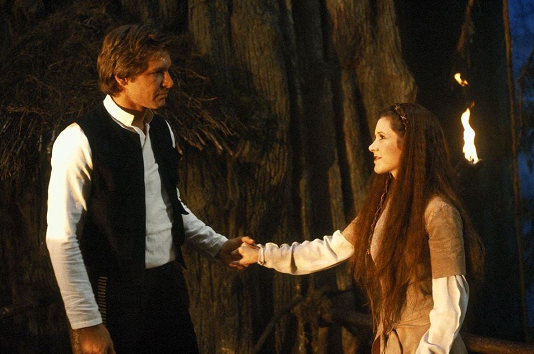 Star Wars : Episode VI - Le Retour du Jedi : Photo Harrison Ford, Carrie Fisher