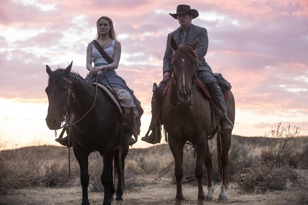 Westworld : Photo James Marsden, Evan Rachel Wood