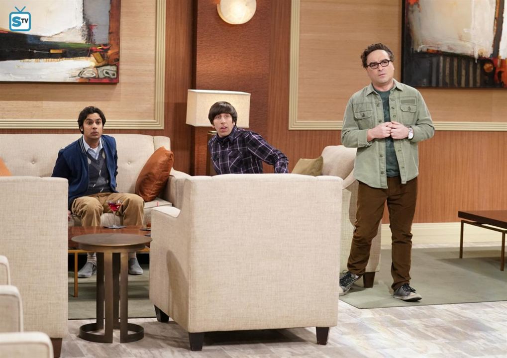 The Big Bang Theory : Affiche Johnny Galecki, Kunal Nayyar, Simon Helberg