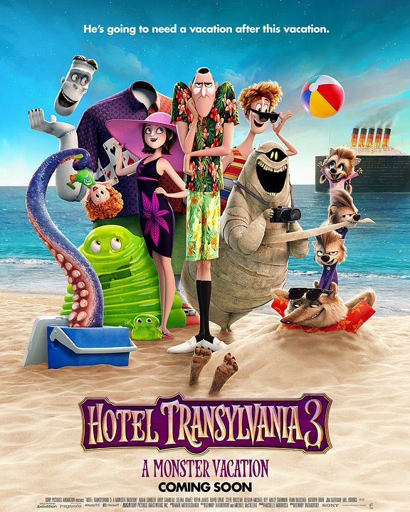 Hôtel Transylvanie 3 : Des vacances monstrueuses : Affiche