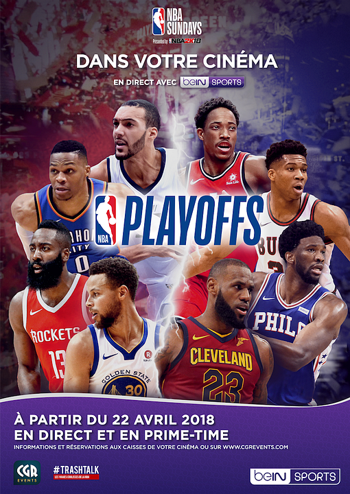 NBA Playoffs 2018 (CGR Events) : Affiche