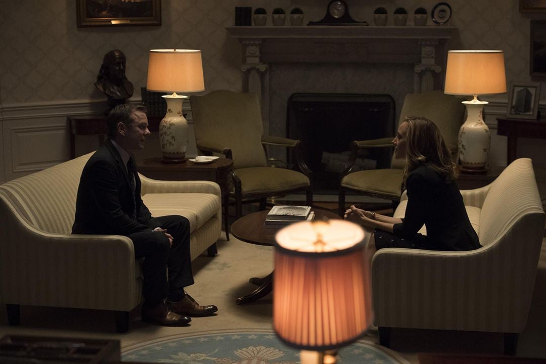 Designated Survivor : Photo Kim Raver, Kiefer Sutherland