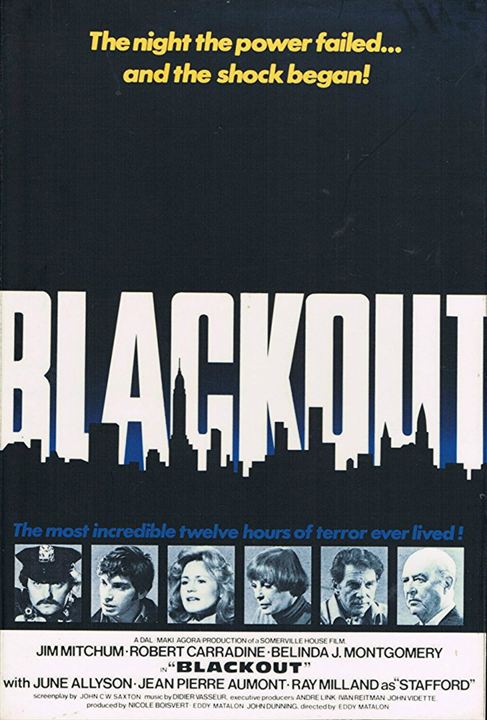 Black-Out à New York : Affiche