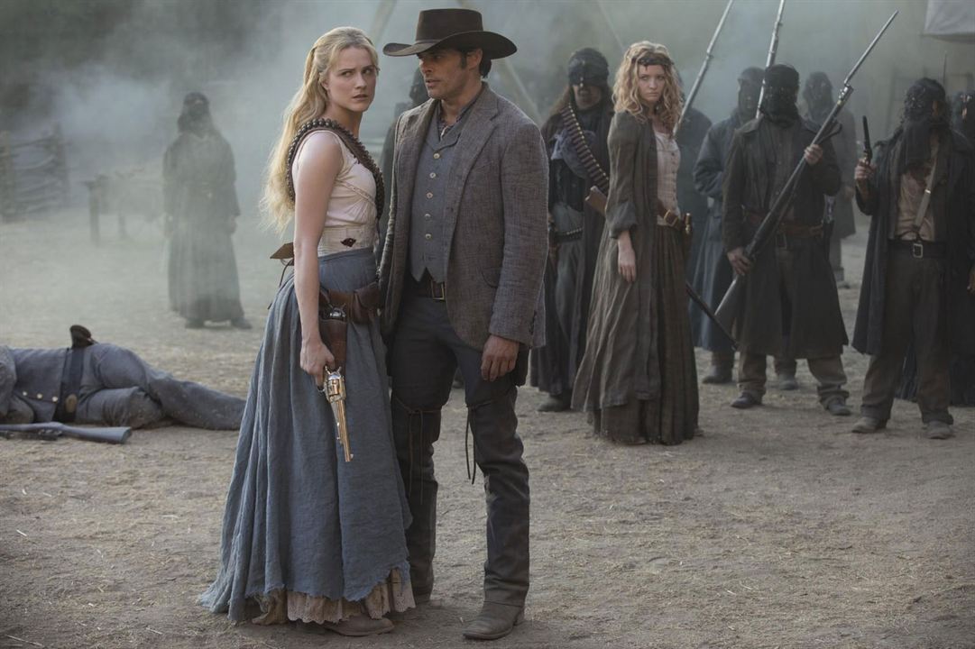 Westworld : Photo James Marsden, Evan Rachel Wood