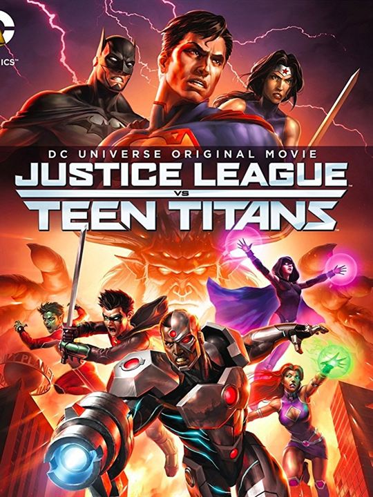 Justice League vs. Teen Titans : Affiche