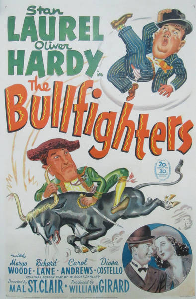Laurel et Hardy toréadors : Affiche