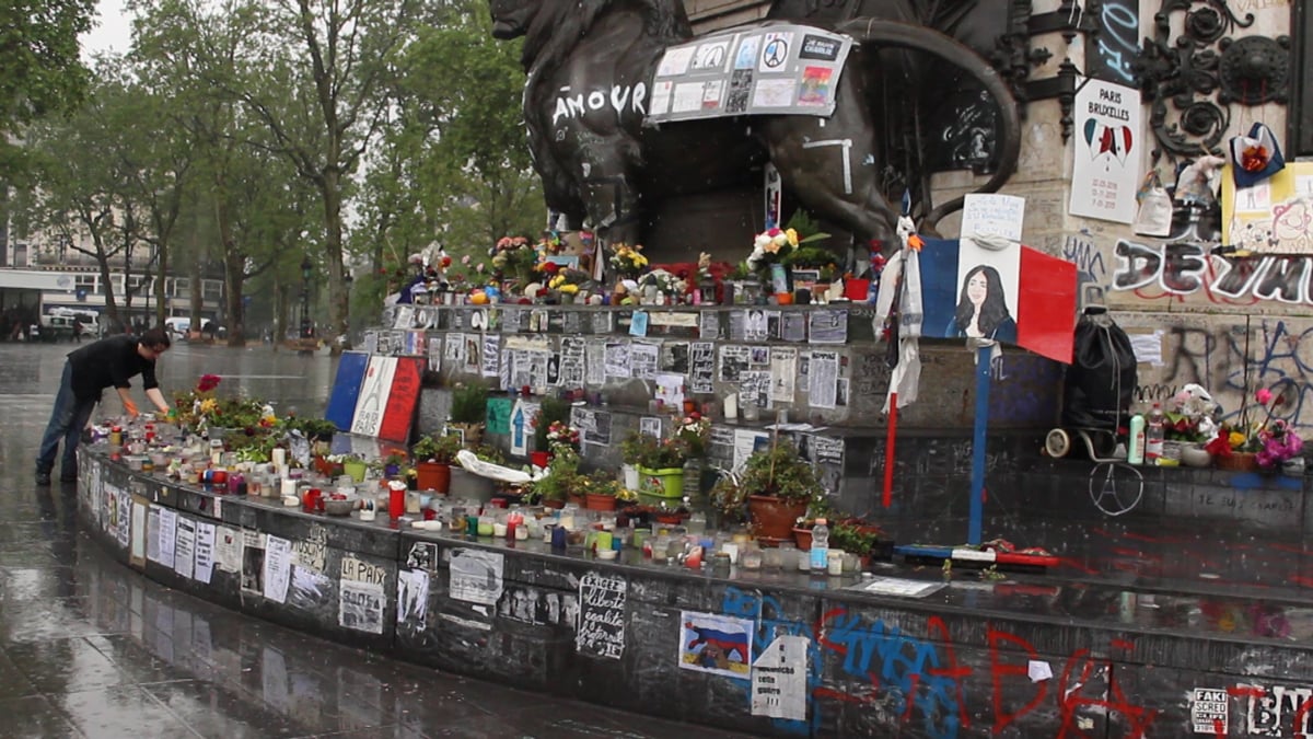 Place de la République, printemps 2016 : Photo