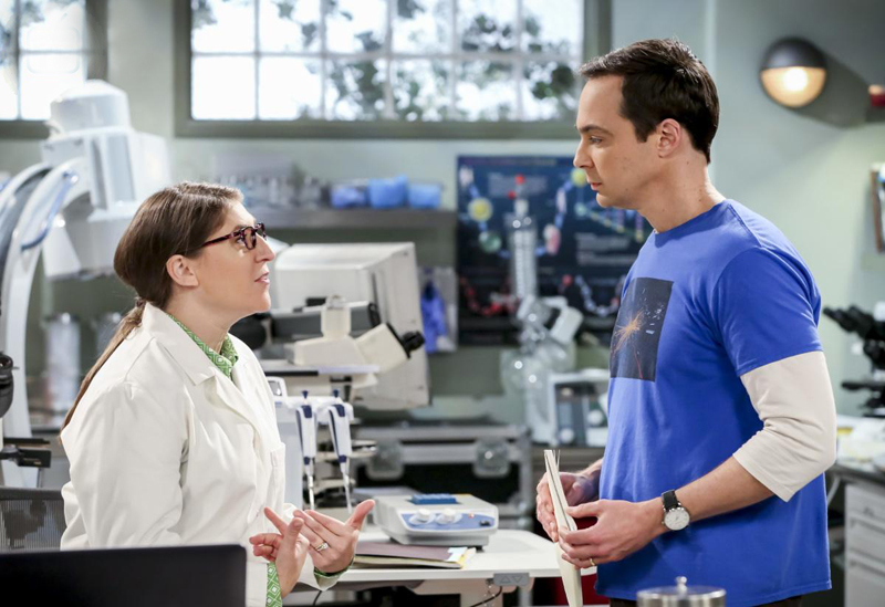 The Big Bang Theory : Photo Jim Parsons, Mayim Bialik