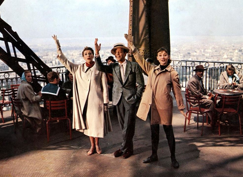 Drôle de frimousse : Photo Fred Astaire, Audrey Hepburn