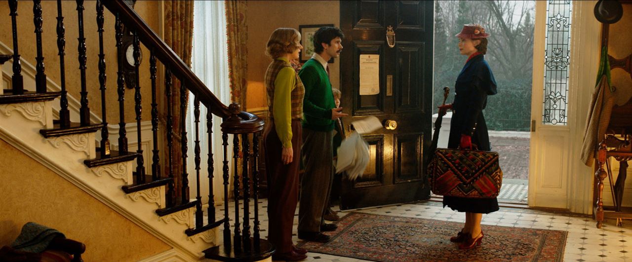 Le Retour de Mary Poppins : Photo Emily Blunt, Joel Dawson, Emily Mortimer, Ben Whishaw