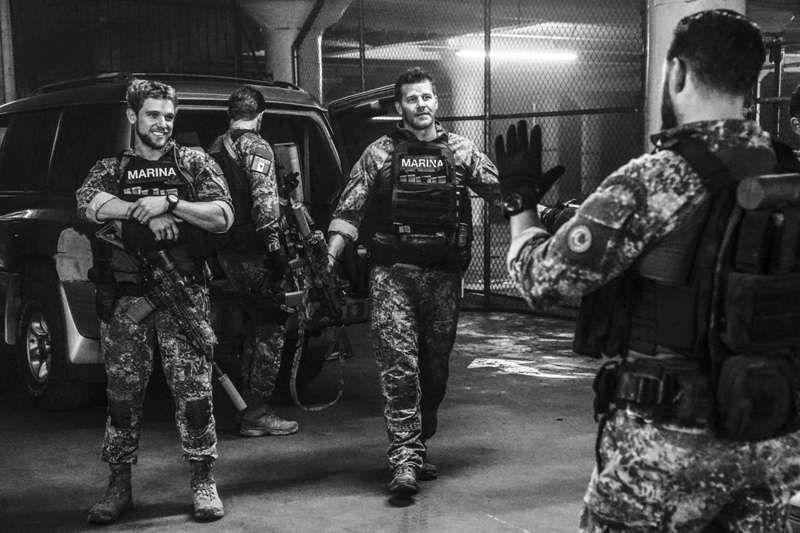SEAL Team : Photo Max Thieriot, David Boreanaz