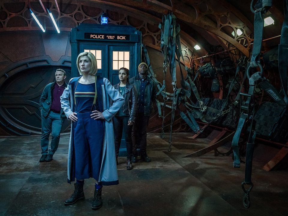 Doctor Who (2005) : Photo Jodie Whittaker, Tosin Cole, Mandip Gill, Bradley Walsh (II)