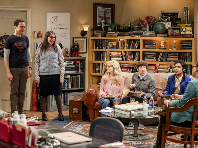 The Big Bang Theory : Photo Jim Parsons, Mayim Bialik, Kunal Nayyar, Melissa Rauch, Simon Helberg