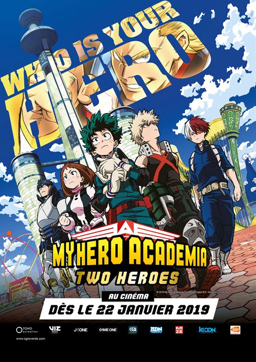 My Hero Academia : Two Heroes : Affiche