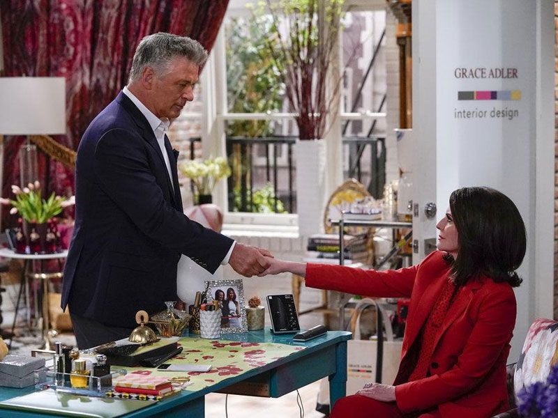 Will & Grace : Photo Megan Mullally, Alec Baldwin