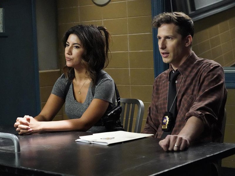 Brooklyn Nine-Nine : Photo Andy Samberg, Stephanie Beatriz