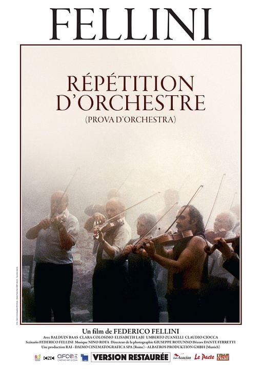 Répétition d'orchestre : Affiche