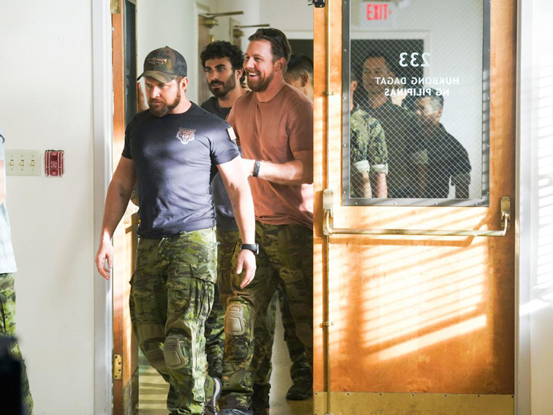 SEAL Team : Photo Tyler Grey, A.J. Buckley, Justin Melnick