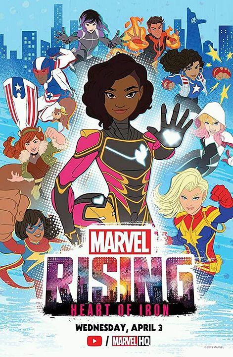 Marvel Rising : Coeur de fer : Affiche