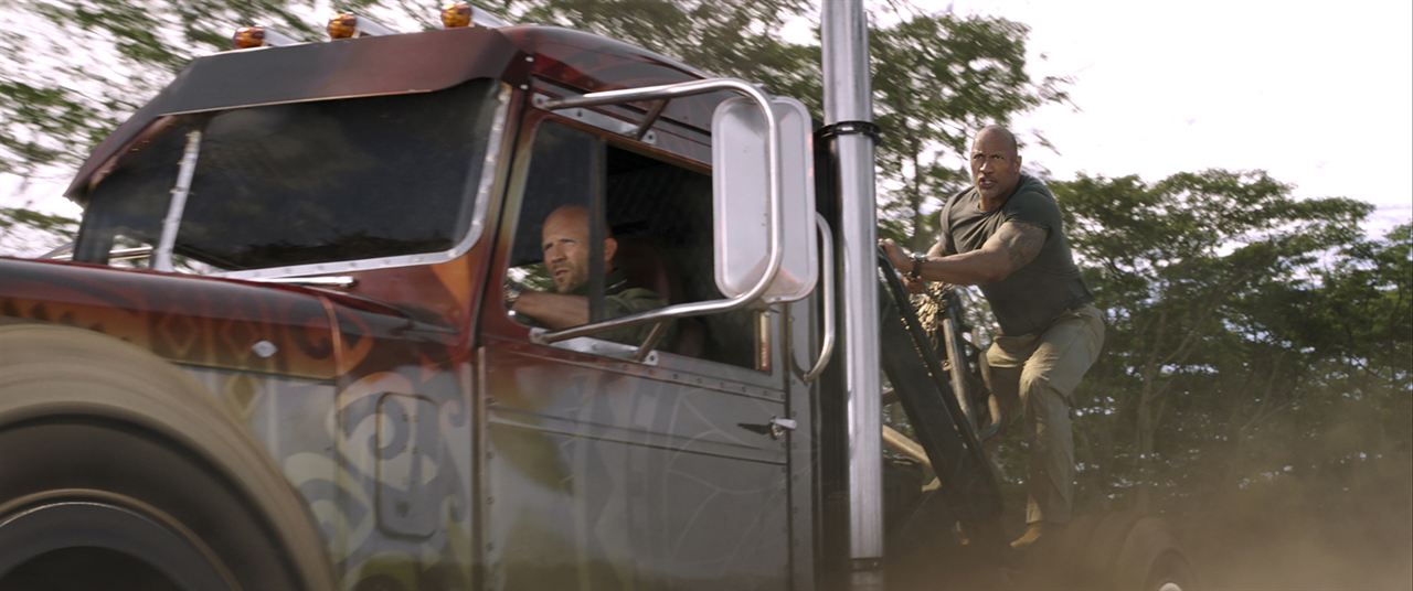 Fast & Furious : Hobbs & Shaw : Photo Jason Statham, Dwayne Johnson