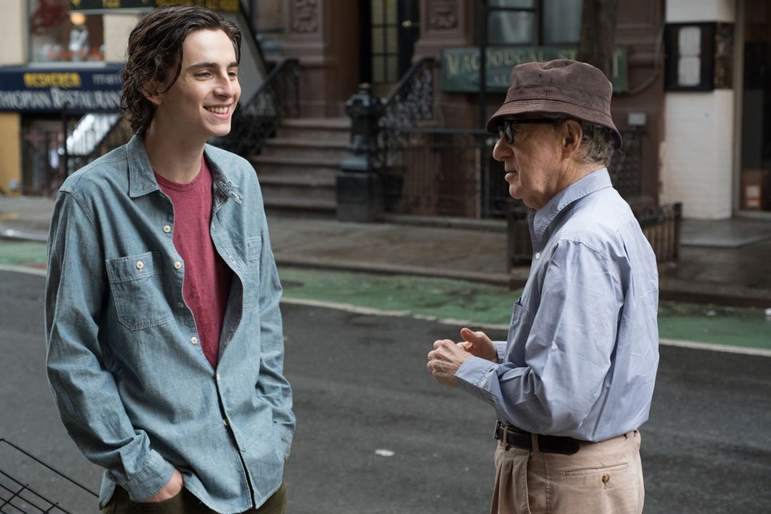 Un jour de pluie à New York : Photo Woody Allen, Timothée Chalamet
