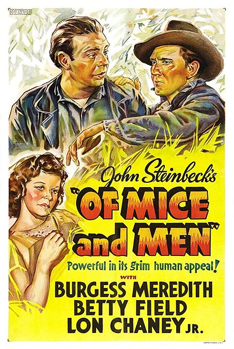 Des souris et des hommes : Affiche