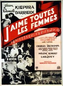 J'aime toutes les femmes : Affiche