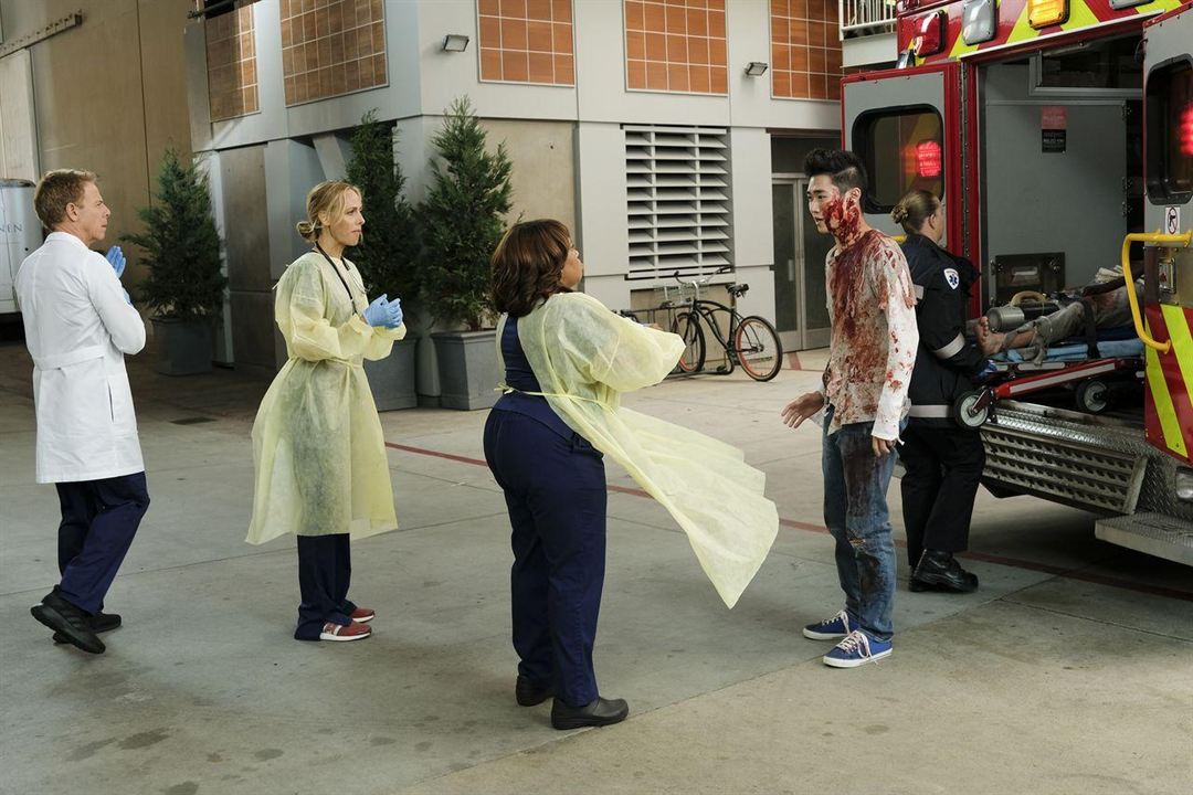 Grey's Anatomy : Photo Greg Germann, Kim Raver, Chandra Wilson, Eugene Ko