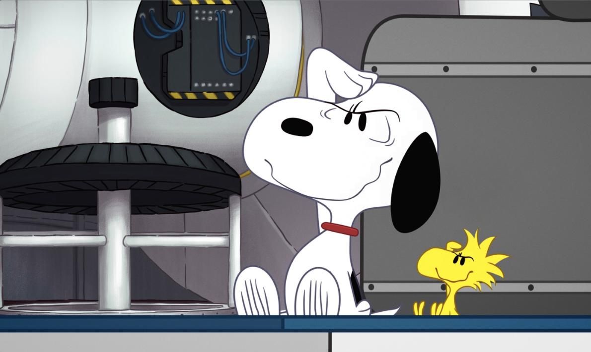 Snoopy dans l'espace : Affiche