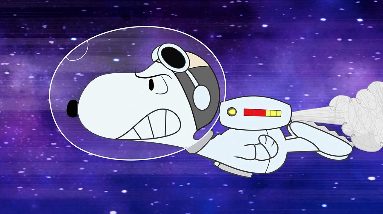 Snoopy dans l'espace : Affiche