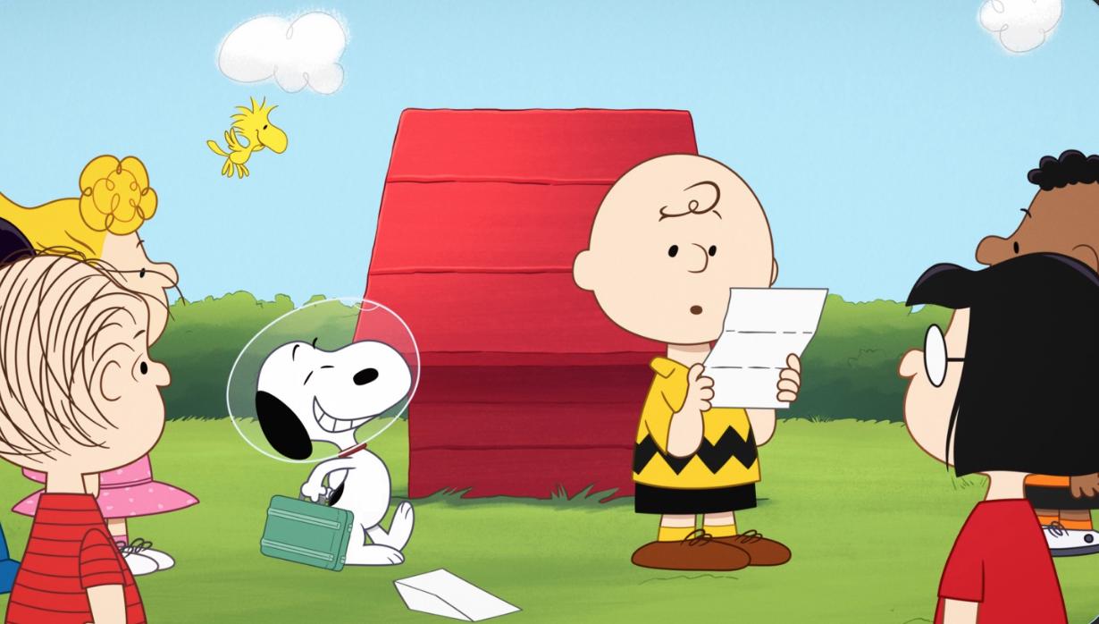 Snoopy dans l'espace : Affiche