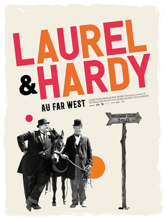 Laurel et Hardy au Far West : Affiche