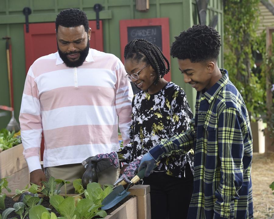 Black-ish : Photo Miles Brown, Anthony Anderson, Marsai Martin