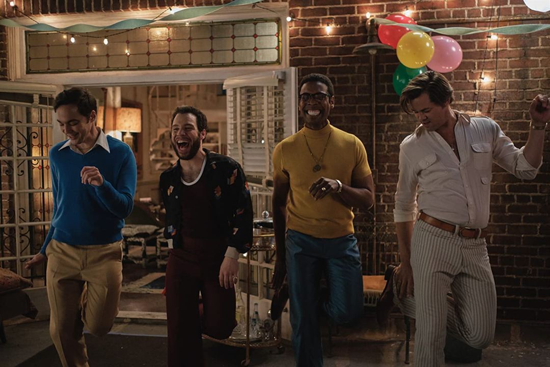 The Boys In The Band : Photo Andrew Rannells, Jim Parsons, Michael Benjamin Washington, Robin de Jesús