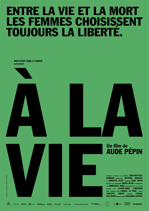 À la vie : Affiche