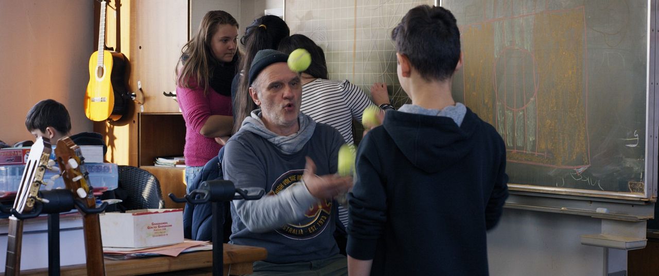 Monsieur Bachmann et sa classe : Photo
