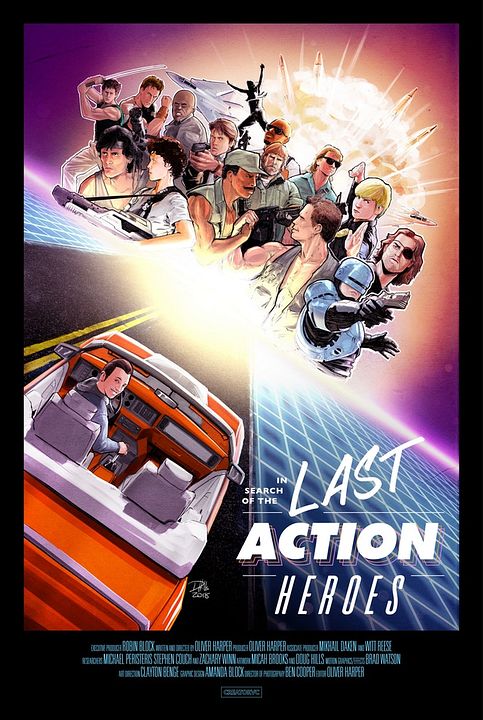 Last Action Heroes: stars, muscles et testostérone : Affiche