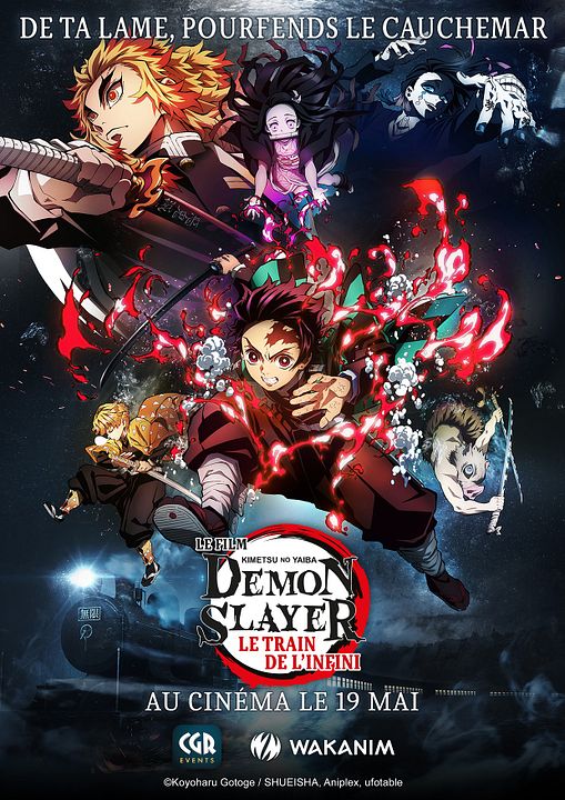 Demon Slayer - Kimetsu no Yaiba - Le film : Le train de l'infini : Affiche