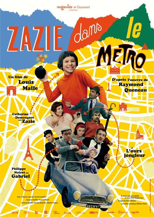 Zazie dans le métro : Affiche