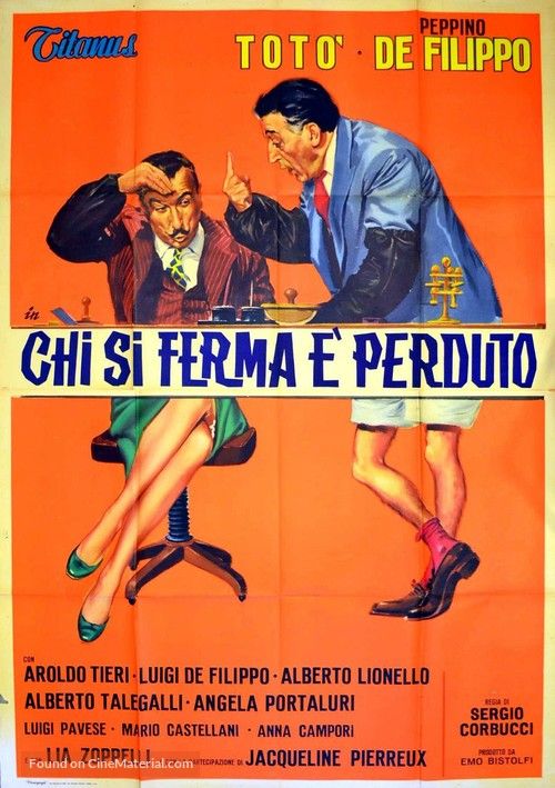 Celui qui s'arrête est perdu : Affiche