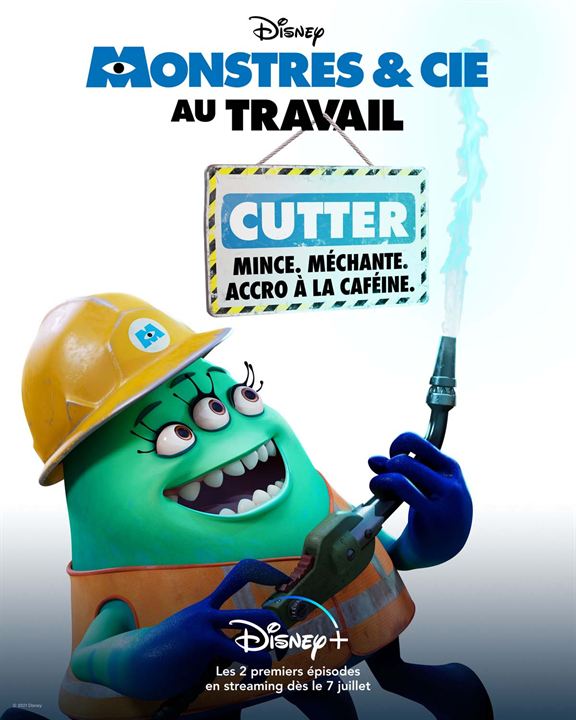 Monstres & Cie : Au travail : Affiche