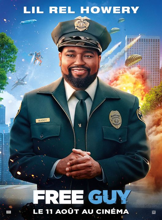 Free Guy : Affiche Lil Rel Howery