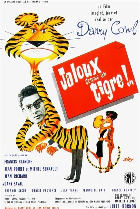 Jaloux comme un tigre : Affiche
