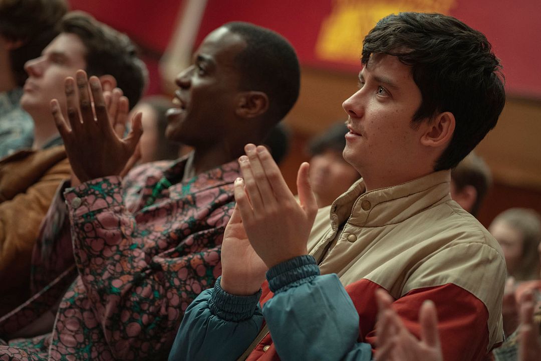 Photo Asa Butterfield, Ncuti Gatwa