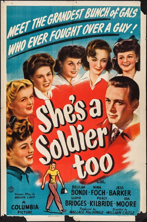 She's a Soldier Too : Affiche