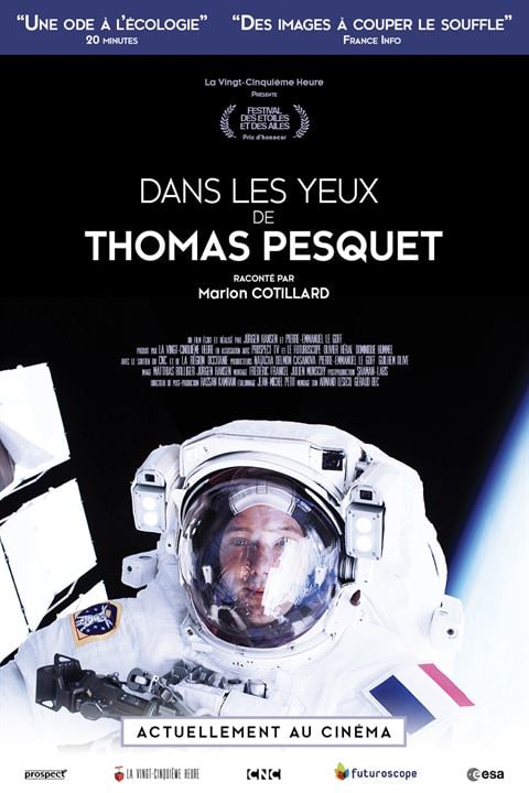 Dans les yeux de Thomas Pesquet et autres aventures spatiales : Affiche