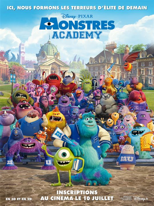 Monstres Academy : Affiche