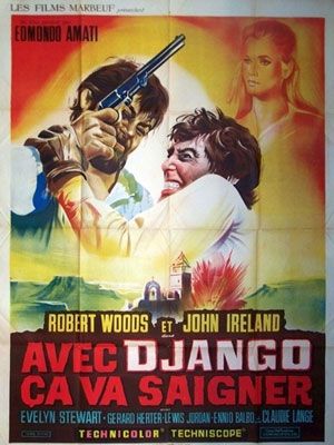 Avec Django ça va saigner : Affiche